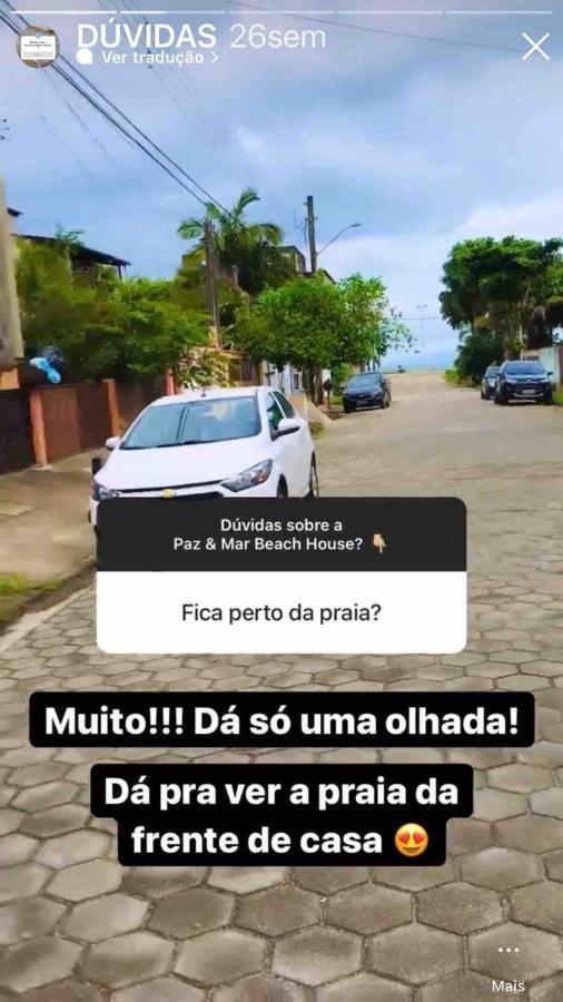 Paz e Mar Beach House em Massaguaçu Caraguatatuba Exterior foto